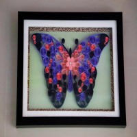 Anniversary gifts Abstract Butterfly art work from Aadhi Creation